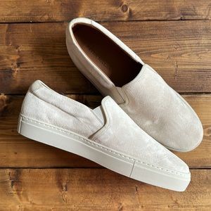 Peter Millar Collection Men’s Loafer Suede Shoes MS19RF03 - Cream - Size 10.5